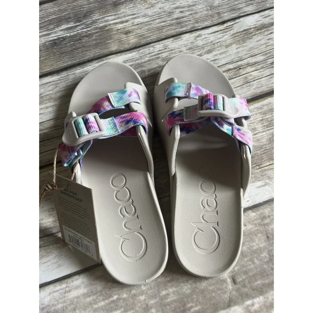 Chaco Chillos Kids Sandal Light Tie Dye Size 4M USA, 35 EUR New